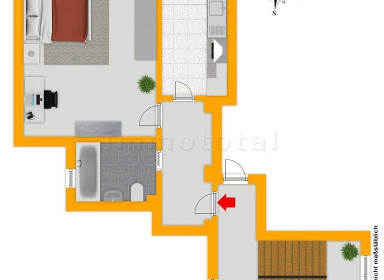 Studio zum Kauf 169.000 € 1 Zimmer 36 m² 2. Geschoss Wien 1130