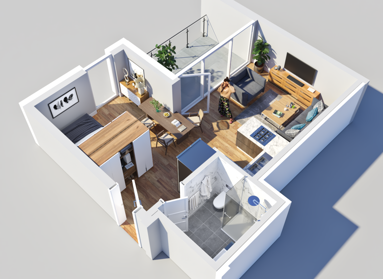 Wohnung zum Kauf provisionsfrei 338.800 € 1,5 Zimmer 41,8 m²<br/>Wohnfläche Eselsberg Ulm 89075
