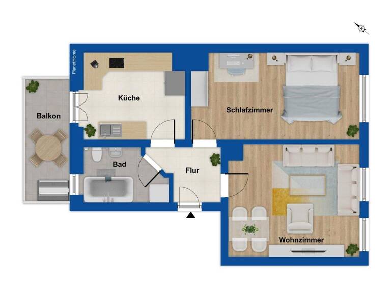 Wohnung zum Kauf 39.900 € 2 Zimmer 53 m² Stadtmitte Plauen 08527