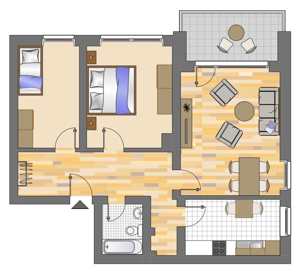 Wohnung zur Miete 529 € 3,5 Zimmer 70,8 m²<br/>Wohnfläche 7.<br/>Geschoss 01.03.2025<br/>Verfügbarkeit Karl-Marx-Straße 13 a Drewer - Nord Marl 45770