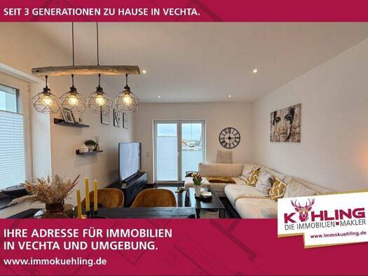 Penthouse zur Miete 950 € 3 Zimmer 95 m² 2. Geschoss frei ab 01.06.2026 Vechta 49377