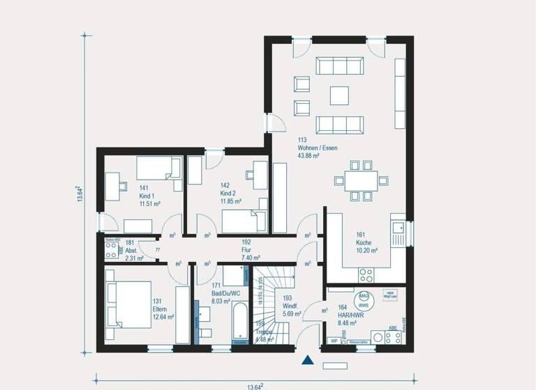 Mehrfamilienhaus zum Kauf 484.700 € 7 Zimmer 218 m² 1.370,3 m² Grundstück Hackenhofen Parsberg 92331