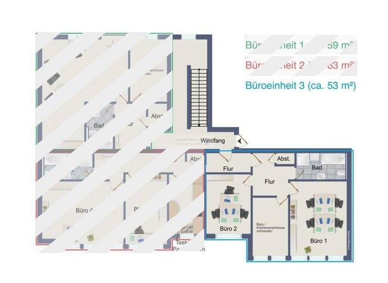 Bürofläche zur Miete 2 Zimmer 31 m² Bürofläche Scheeßel 27383