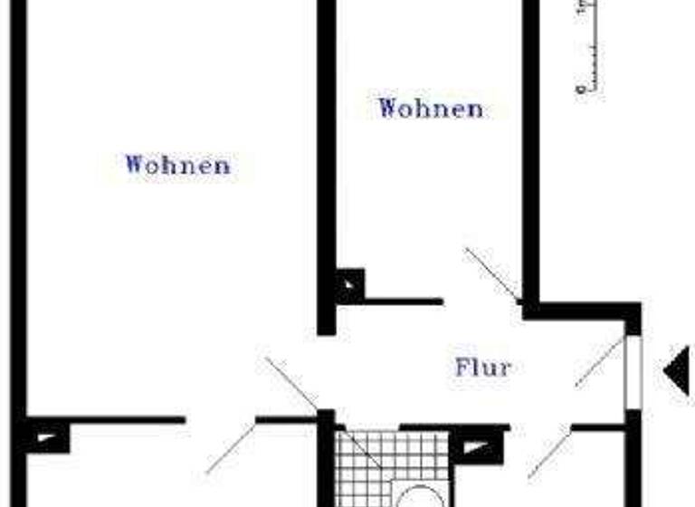 Wohnung zur Miete 363 € 3 Zimmer 60,7 m² 1. Geschoss frei ab sofort Paul-Lürmann-Straße 36 Greußen 99718