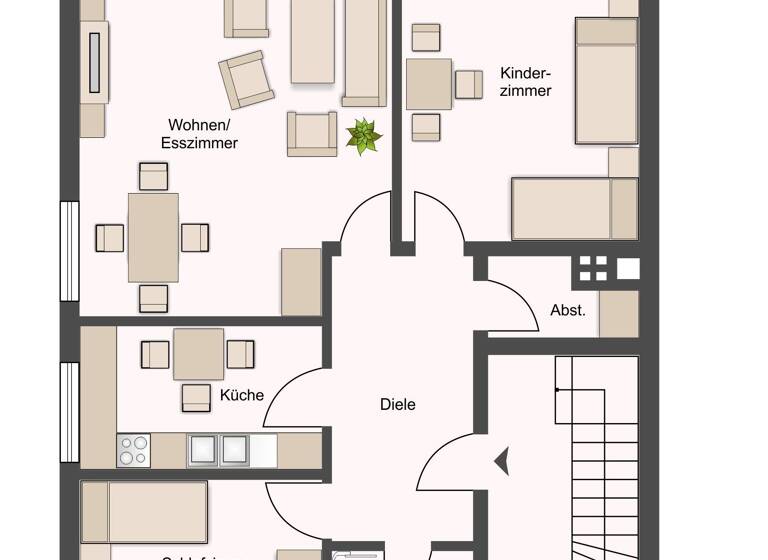 Wohnung zum Kauf provisionsfrei 169.000 € 3 Zimmer 80 m²<br/>Wohnfläche ab sofort<br/>Verfügbarkeit Innenstadt Bad Oeynhausen 32545
