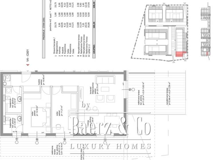 Studio zum Kauf 1.200.000 € 2 Zimmer 108 m² zadar