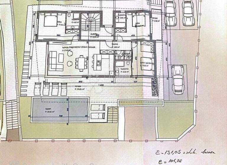 Wohnung zum Kauf 339.000 € 3 Zimmer 82 m² 1. Geschoss Petrcane - Kozino