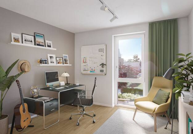 Wohnung zum Kauf - Neubau provisionsfrei 439.000 € 2 Zimmer 58,4 m² 1. Geschoss Hittfeld Hittfeld 21218