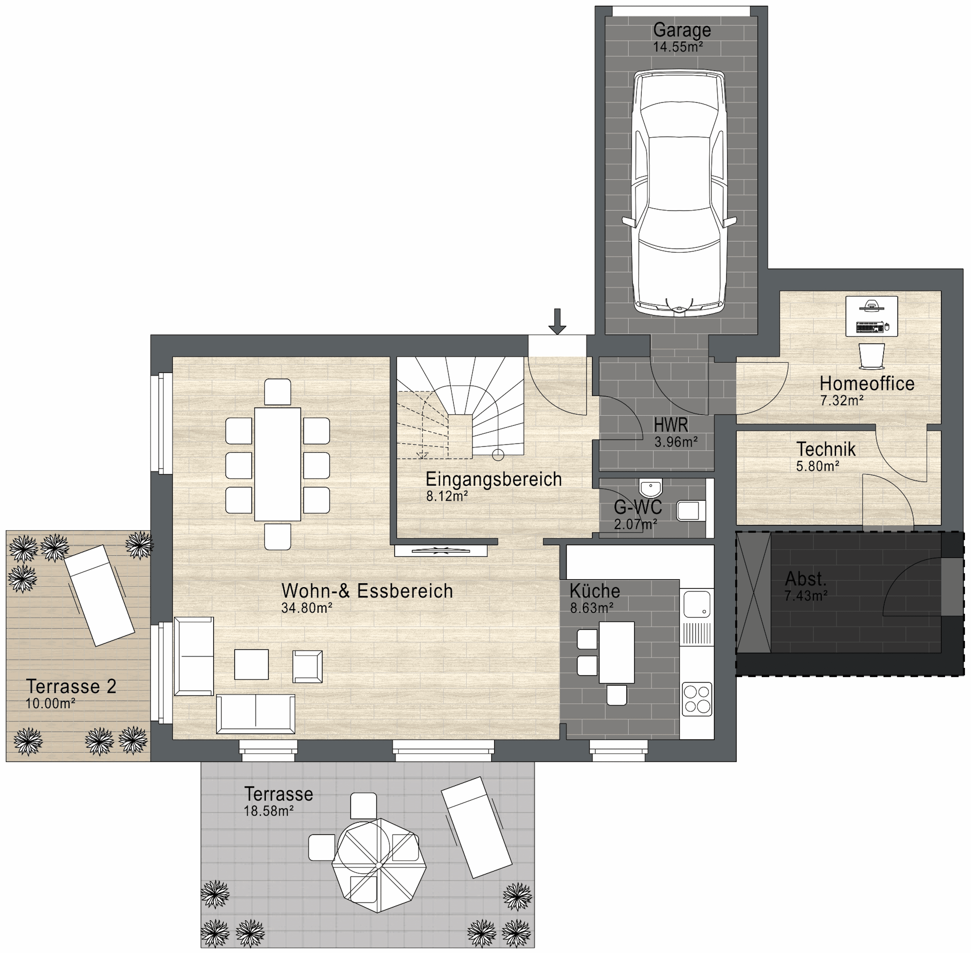 Doppelhaushälfte zum Kauf 475.000 € 5 Zimmer 132 m²<br/>Wohnfläche 391 m²<br/>Grundstück Mörse Wolfsburg 38442