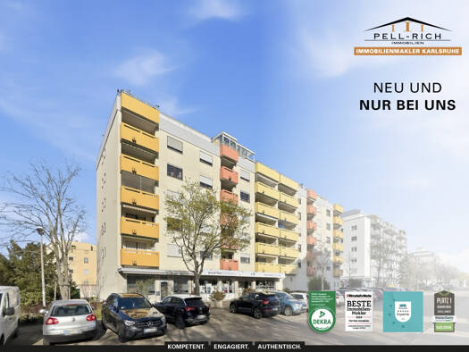 Studio zum Kauf 110.000 € 1 Zimmer 37 m² 5. Geschoss Neureut Karlsruhe 76149