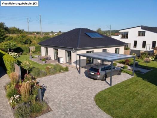 Bungalow zum Kauf 480.000 € 3 Zimmer 117 m² 1.050 m² Grundstück Volkstedt Rudolstadt 07407
