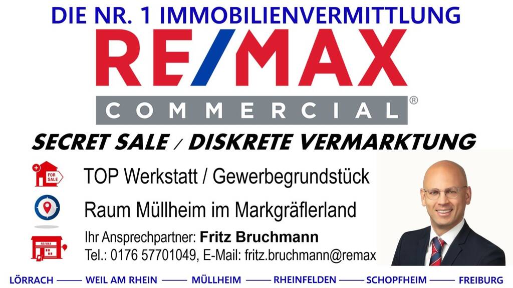 Werkstatt zum Kauf 705 m² Lagerfläche Müllheim 79379