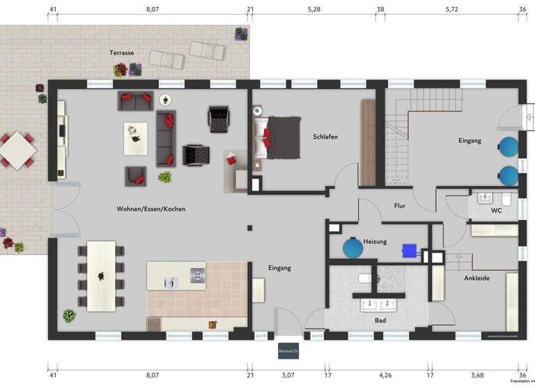 Einfamilienhaus zum Kauf provisionsfrei 10 Zimmer 338,8 m² 3.850 m² Grundstück Deinste 21717
