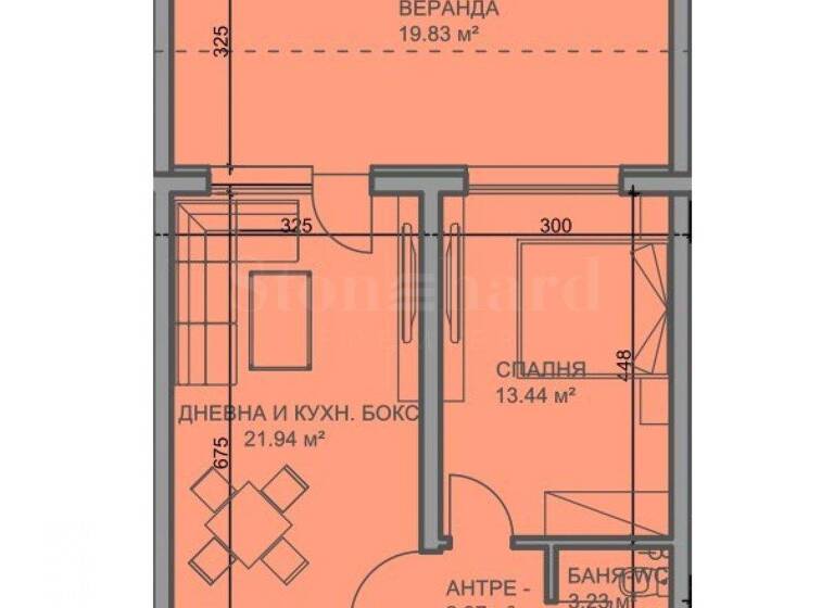 Studio zum Kauf 90.000 € 2 Zimmer 57,6 m² Plovdiv