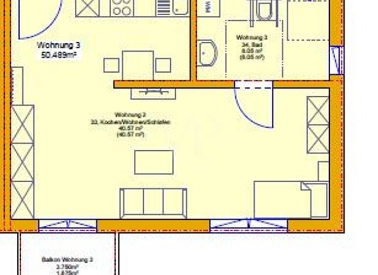Studio zum Kauf provisionsfrei 196.900 € 1 Zimmer 50,5 m² Oberdachstetten 91617
