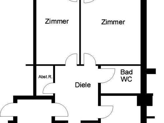 Wohnung zur Miete 924 € 3 Zimmer 77 m² 1. Geschoss frei ab 16.12.2025 Reiherstr. 23 Rondorf Köln 50997