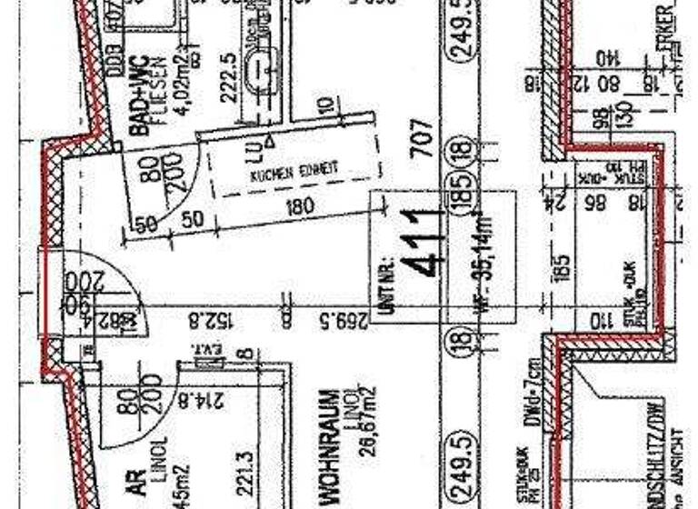 Studio zur Miete 676 € 1 Zimmer 39,8 m² 4. Geschoss Wien 1220