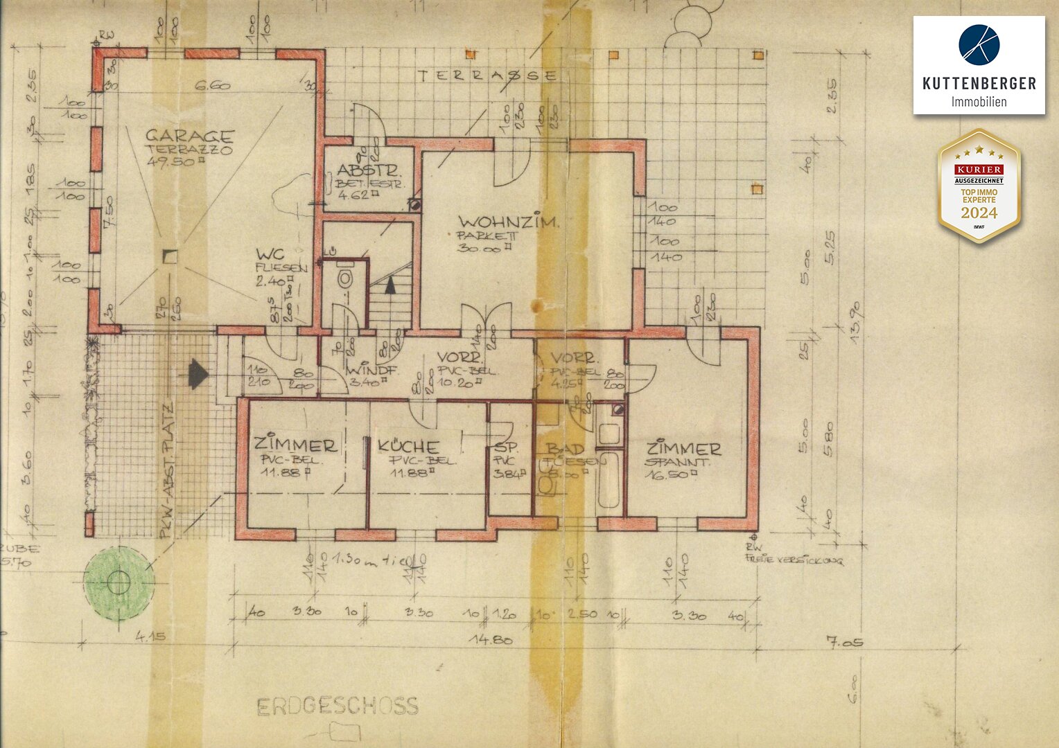 Einfamilienhaus zum Kauf 249.000 € 3 Zimmer 110 m²<br/>Wohnfläche 1.038 m²<br/>Grundstück Lanzendorf 2130