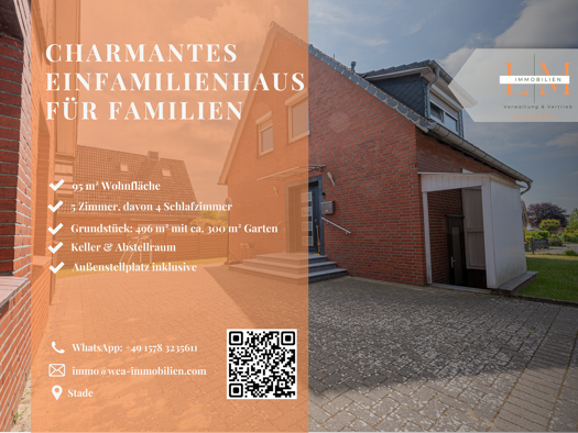 Einfamilienhaus zum Kauf 285.000 € 5 Zimmer 95 m² 496 m² Grundstück Wiepenkathen Stade 21684