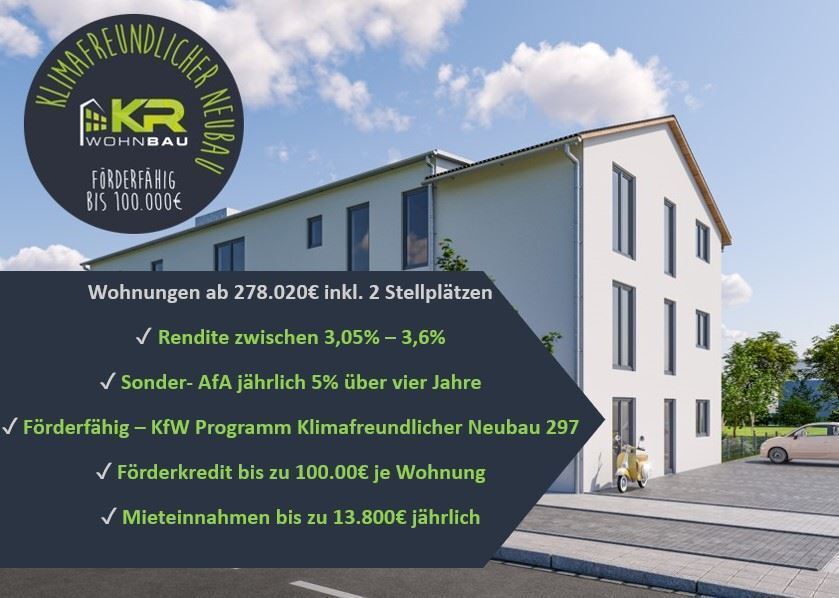 Wohnanlage zum Kauf provisionsfrei als Kapitalanlage geeignet 418.815 € 3 Zimmer 102,2 m²<br/>Fläche Flachslanden Flachslanden 91604