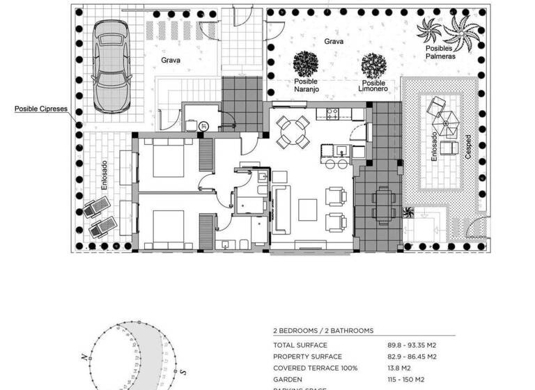 Wohnung zum Kauf provisionsfrei 344.600 € 3 Zimmer 90 m² EG Quesada 03170