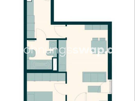 Studio zur Miete Tauschwohnung 1.399 € 2 Zimmer 49 m² 5. Geschoss Friedenau Berlin-12159 12159