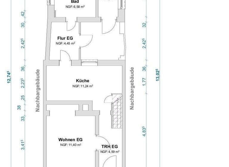 Stadthaus zum Kauf 89.000 € 4 Zimmer 80,3 m² 63 m² Grundstück Grevesmühlen 23936