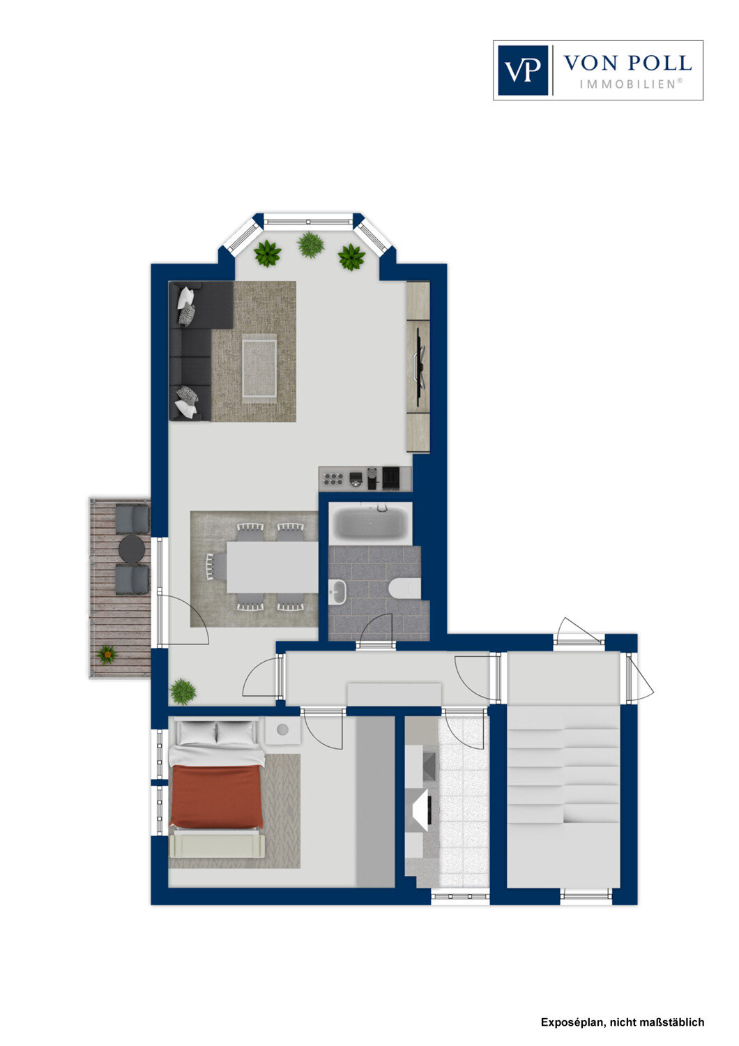 Wohnung zum Kauf 175.000 € 2 Zimmer 58 m²<br/>Wohnfläche EG<br/>Geschoss Westvorstadt Weimar 99423