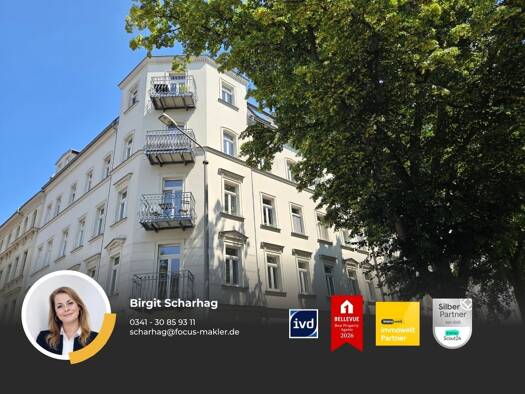 Wohnung zur Miete 531 € 2 Zimmer 44,2 m² EG Wilhelminenstraße 29 Eutritzsch Nord 04129