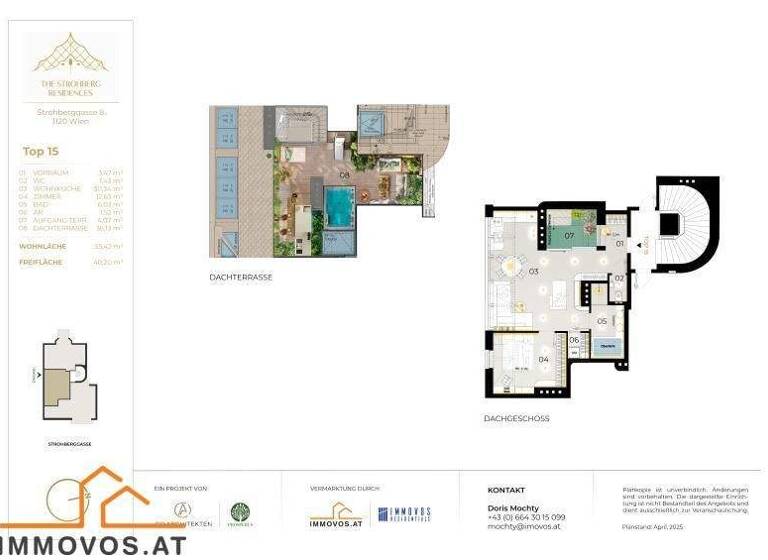 Wohnung zum Kauf - Erstbezug 537.000 € 2 Zimmer 55,4 m² Wien 12.,Meidling 1120