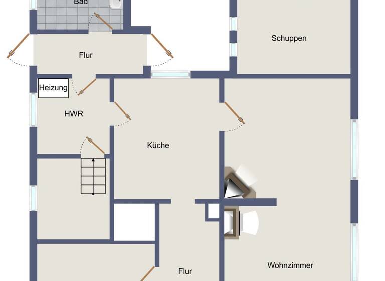 Einfamilienhaus zum Kauf 220.000 € 4 Zimmer 108 m² 1.724 m² Grundstück Oldenswort 25870