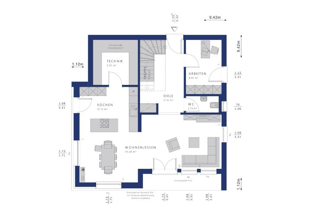 Einfamilienhaus zum Kauf 441.904 € 5 Zimmer 144 m²<br/>Wohnfläche 720 m²<br/>Grundstück Kleinforst Oschatz 04758