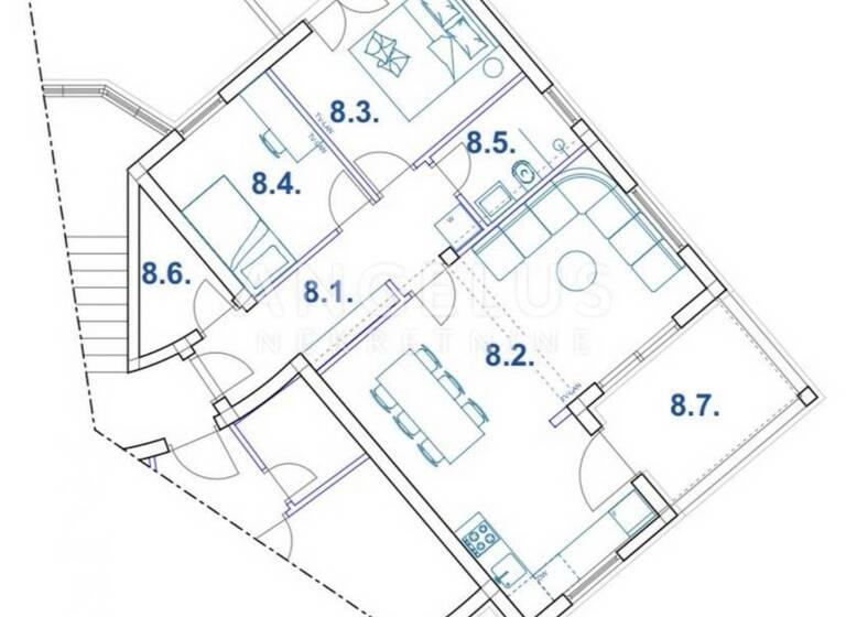 Wohnung zum Kauf 195.000 € 3 Zimmer 66 m² 1. Geschoss Sibenik