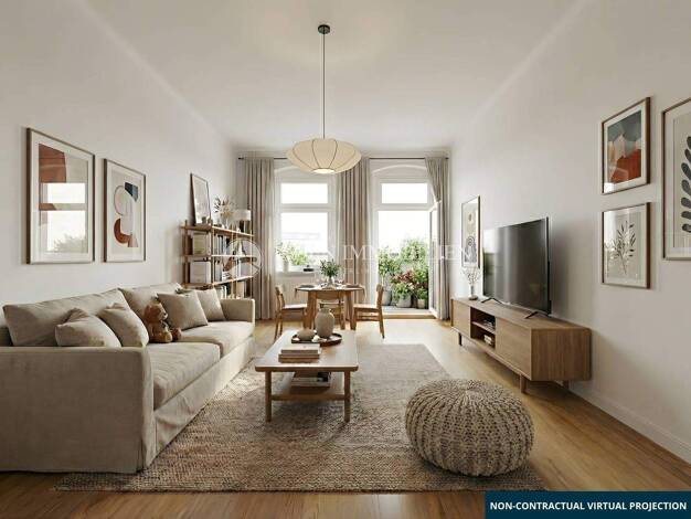 Wohnung zum Kauf 359.900 € 2 Zimmer 71,1 m² 3. Geschoss Rigaer Str. 39 Friedrichshain Berlin 10247