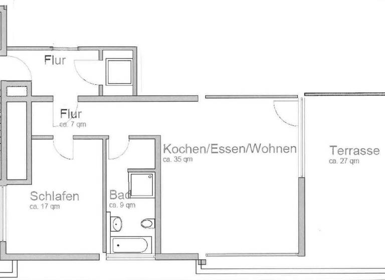 Wohnung zur Miete 870 € 2 Zimmer 83 m²<br/>Wohnfläche 1.<br/>Geschoss 01.08.2025<br/>Verfügbarkeit Gewerbestr. 10 Altenbach Schriesheim / Altenbach 69198