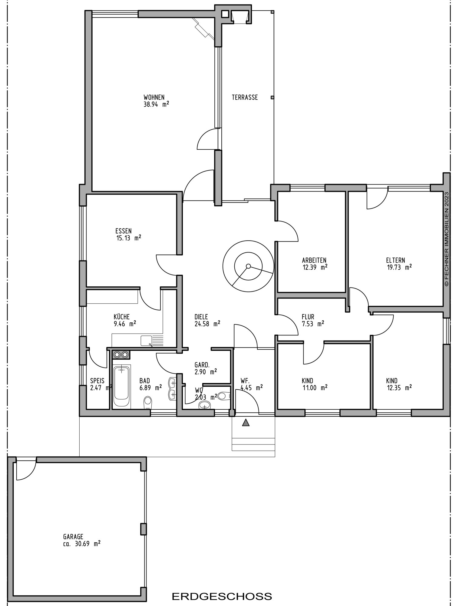 Bungalow zum Kauf provisionsfrei 639.800 € 6 Zimmer 169,8 m²<br/>Wohnfläche 968 m²<br/>Grundstück Böhmfeld 85113