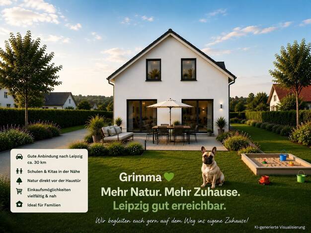 Einfamilienhaus zum Kauf - Erstbezug provisionsfrei 370.415 € 4 Zimmer 114 m² 600 m² Grundstück frei ab 01.09.2027 Grimma Grimma 04668