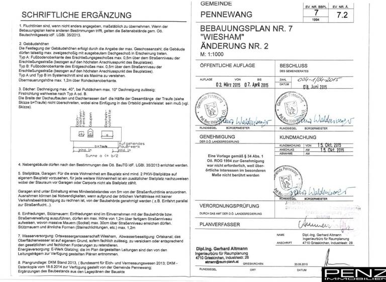 Grundstück zum Kauf 349.000 € 3.207 m² Grundstück Pennewang 4624