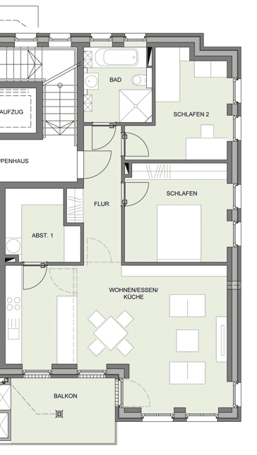 Wohnung zur Miete 1.255 € 3 Zimmer 85,5 m²<br/>Wohnfläche 1.<br/>Geschoss 01.02.2025<br/>Verfügbarkeit Scharnhorststraße Oldenburg 26131