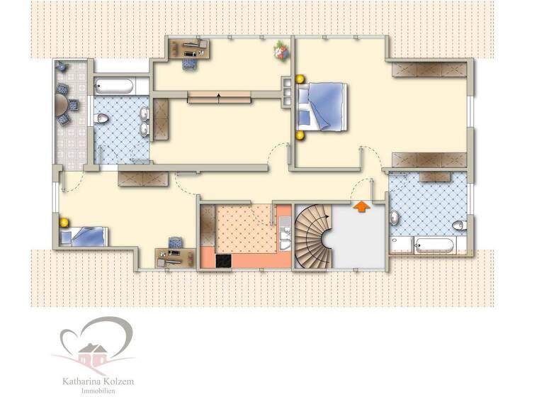 Wohnung zur Miete 1.000 € 3 Zimmer 100 m² 1. Geschoss Overath 51491