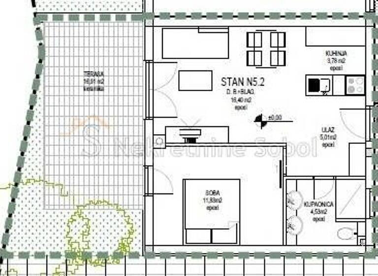 Studio zum Kauf 245.000 € 1 Zimmer 41 m² Mali Losinj