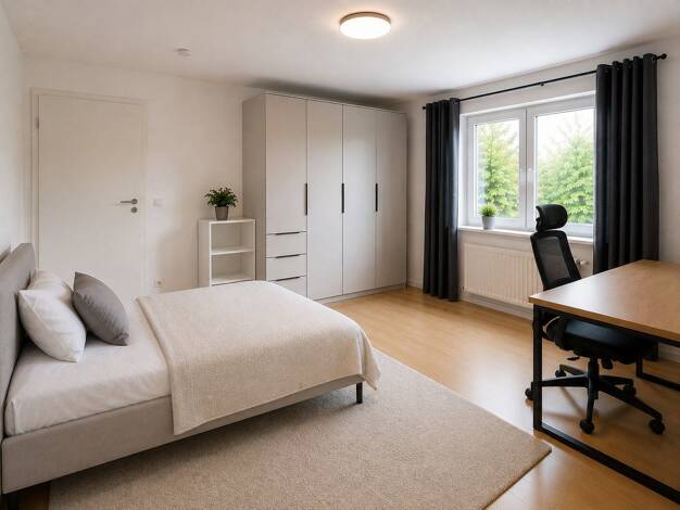 WG-Zimmer zur Miete auf Zeit 500 € 15 m² 1. Geschoss Clevischer Ring 102 Mülheim Mülheim 51065