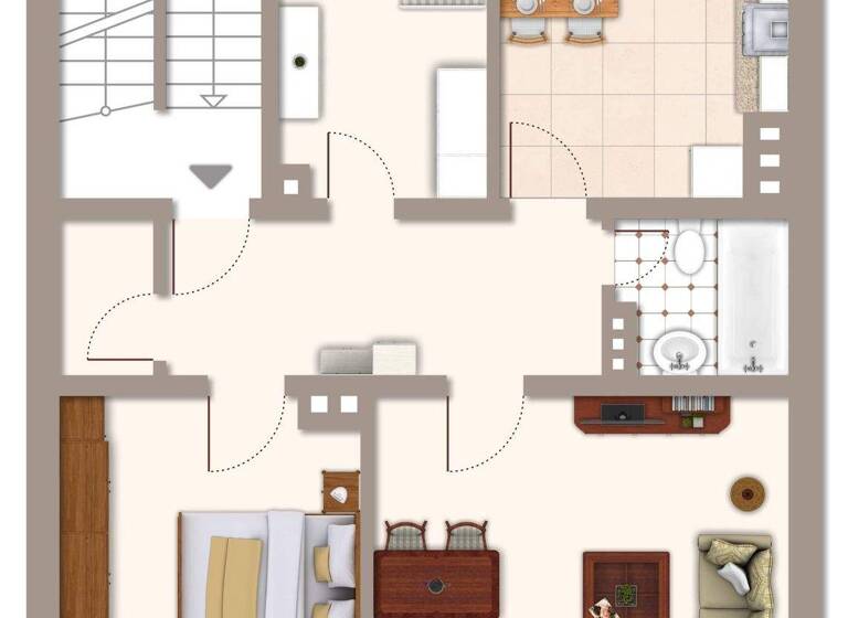 Wohnung zur Miete 1.100 € 3,5 Zimmer 80 m² 2. Geschoss frei ab 01.03.2026 Uhlandstr. 3 Innenstadt Bochum 44787