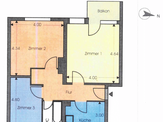 Wohnung zum Kauf 325.000 € 3 Zimmer 72 m² Geschoss 3/4 frei ab 01.01.2027 Charlottenburg Berlin 13627