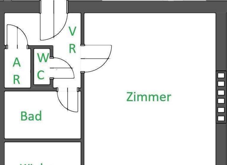Studio zum Kauf 99.900 € 1 Zimmer 5. Geschoss Wienerstraße 60 Lend Graz,04.Bez.:Lend 8020