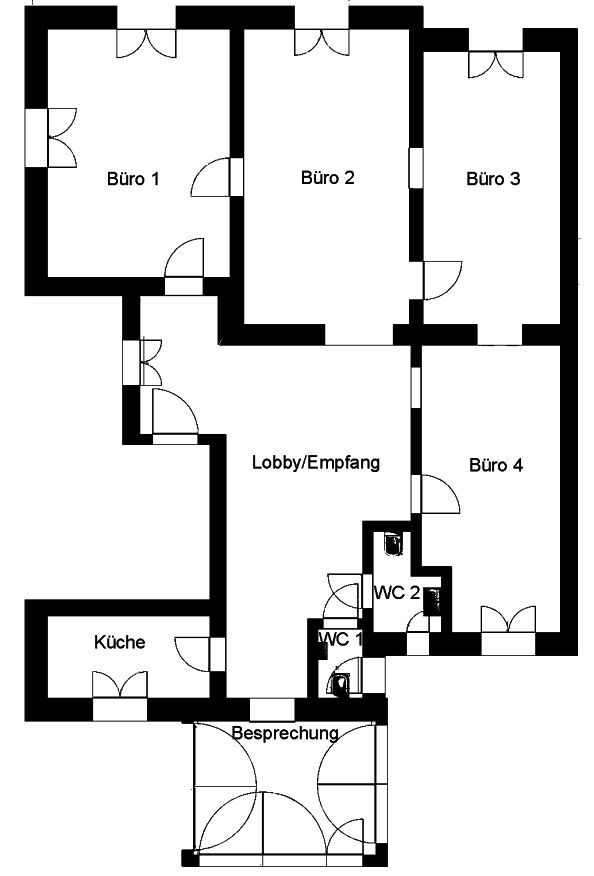 Praxis zur Miete 2.200 € 5 Zimmer 125 m²<br/>Bürofläche Innerer Osten Regensburg 93055