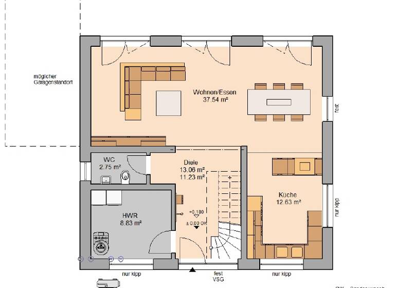 Einfamilienhaus zum Kauf provisionsfrei 429.900 € 4 Zimmer 133 m² 590 m² Grundstück Dachwig 99100