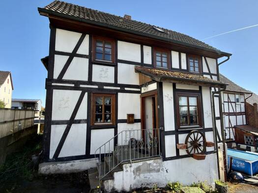 Einfamilienhaus zum Kauf 56.000 € 3 Zimmer 100 m² 89 m² Grundstück Unshausen Wabern 34590