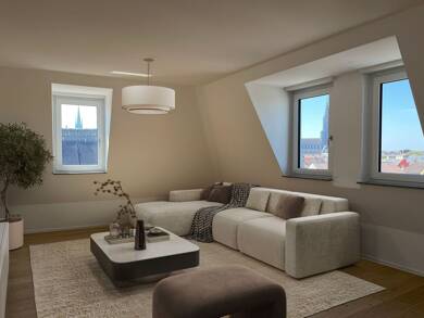 Penthouse zur Miete - Erstbezug 2.760 € 4 Zimmer 114,6 m² 5. Geschoss frei ab 01.08.2025 Frauenstr. 124 Mitte Ulm 89073