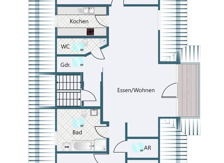 Wohnung zum Kauf 375.000 € 4 Zimmer 117 m² 4. Geschoss Kumhausen 84036